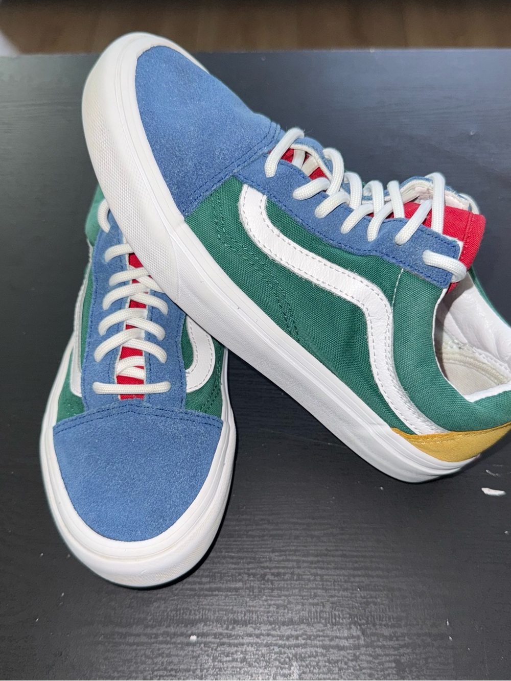 Vans ‘Yacht Club’ Old Skool Sneakers - Blue, Green & Red